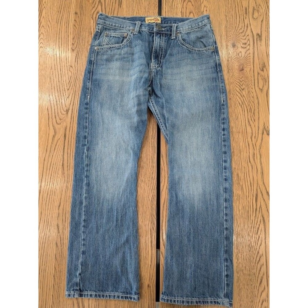 Wrangler 20X Jeans Men's 32x30 Slim Fit Bootcut Blue Denim Western Cotton Cowboy